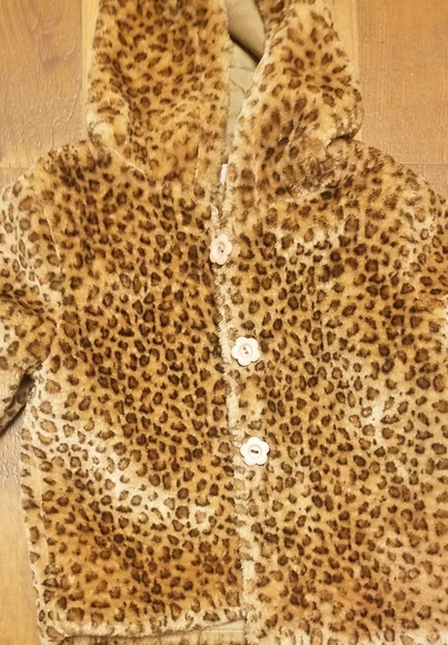 GIRLS LEOPARD COAT - Picture 3 of 4